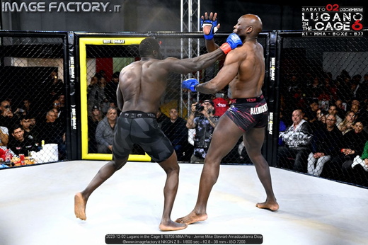 2023-12-02 Lugano in the Cage 6 19705 MMA Pro - Jemie Mike Stewart-Amadoudiama Diop